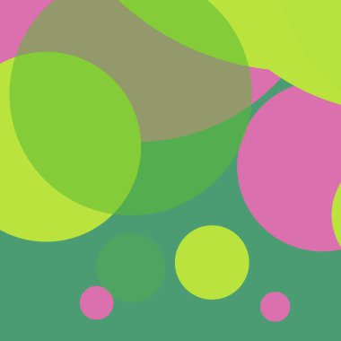 Basit daireler renkli arkaplan tasarımı