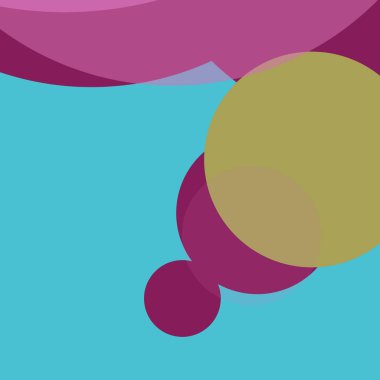 Basit daireler renkli arkaplan tasarımı