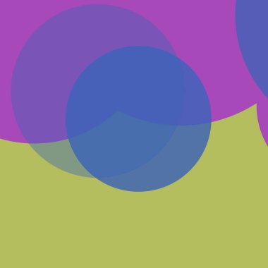 Basit daireler renkli arkaplan tasarımı