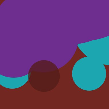 Basit daireler renkli arkaplan tasarımı