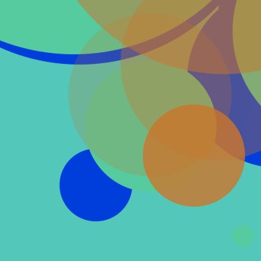 Basit daireler renkli arkaplan tasarımı