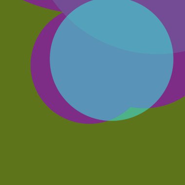 Basit daireler renkli arkaplan tasarımı