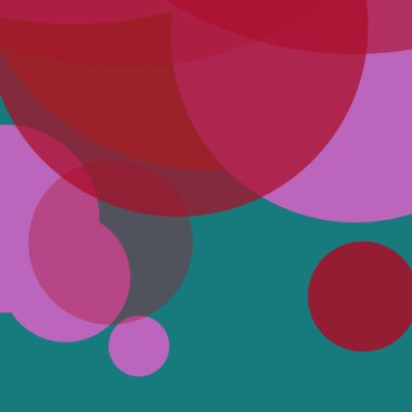 Basit daireler renkli arkaplan tasarımı