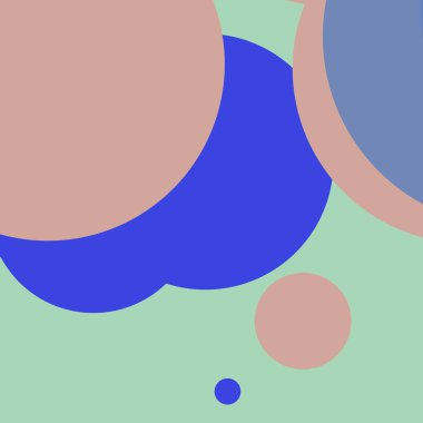 Basit daireler renkli arkaplan tasarımı