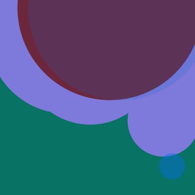 Basit daireler renkli arkaplan tasarımı