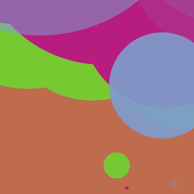 Basit daireler renkli arkaplan tasarımı