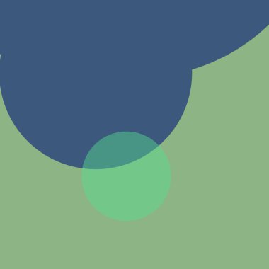 Basit daireler renkli arkaplan tasarımı