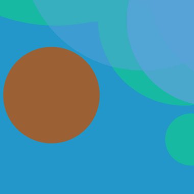 Basit daireler renkli arkaplan tasarımı