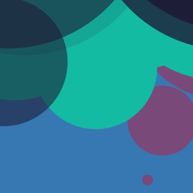 Basit daireler renkli arkaplan tasarımı