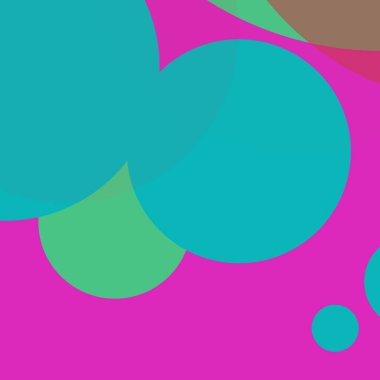 Basit daireler renkli arkaplan tasarımı