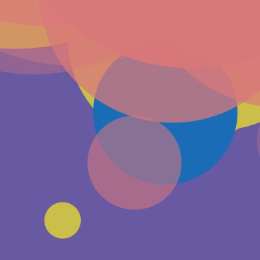 Basit daireler renkli arkaplan tasarımı