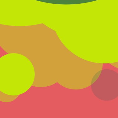 Basit daireler renkli arkaplan tasarımı