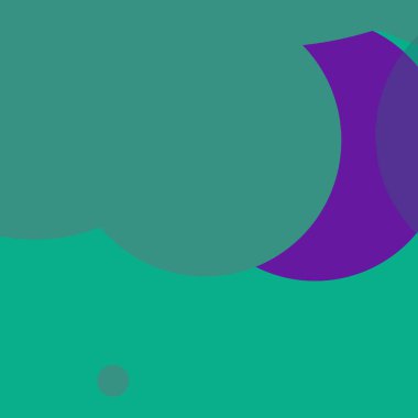 Basit daireler renkli arkaplan tasarımı