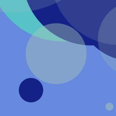 Basit daireler renkli arkaplan tasarımı