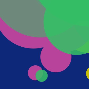 Basit daireler renkli arkaplan tasarımı