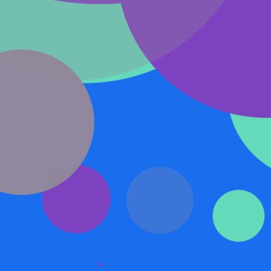 Basit daireler renkli arkaplan tasarımı