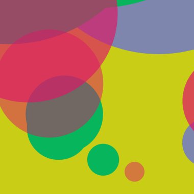 Basit daireler renkli arkaplan tasarımı