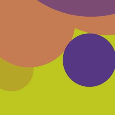 Basit daireler renkli arkaplan tasarımı