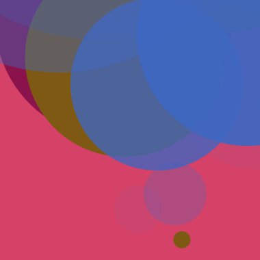 Basit daireler renkli arkaplan tasarımı