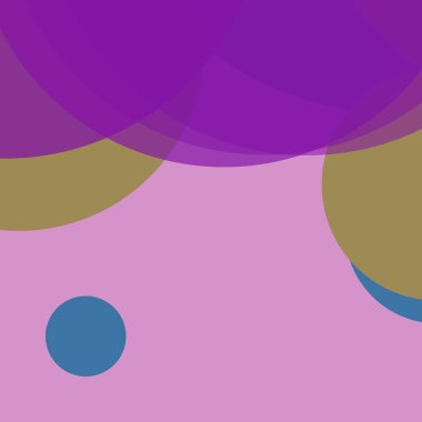 Basit daireler renkli arkaplan tasarımı