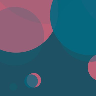 Basit daireler renkli arkaplan tasarımı