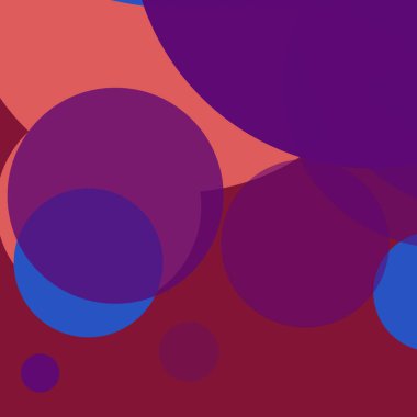 Basit daireler renkli arkaplan tasarımı