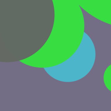 Basit daireler renkli arkaplan tasarımı