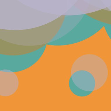 Basit daireler renkli arkaplan tasarımı