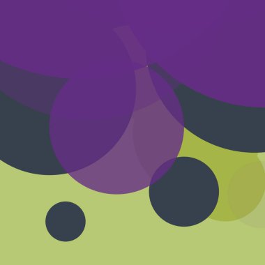 Basit daireler renkli arkaplan tasarımı