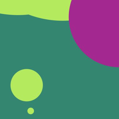 Basit daireler renkli arkaplan tasarımı