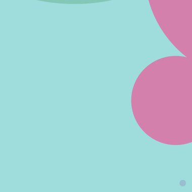 Basit daireler renkli arkaplan tasarımı