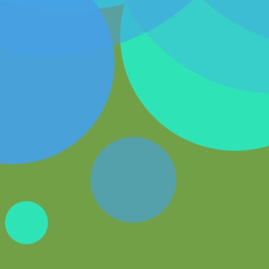 Basit daireler renkli arkaplan tasarımı