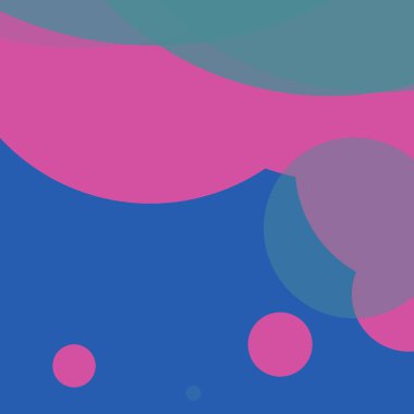 Basit daireler renkli arkaplan tasarımı