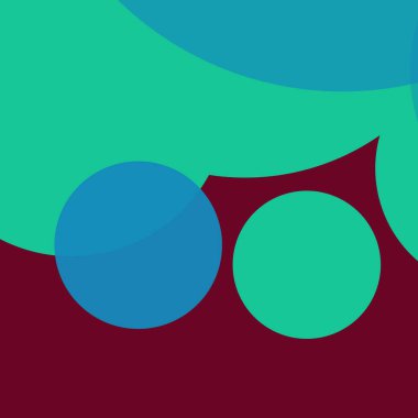 Basit daireler renkli arkaplan tasarımı