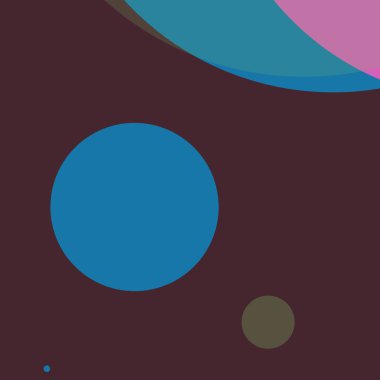 Basit daireler renkli arkaplan tasarımı