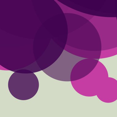 Basit daireler renkli arkaplan tasarımı