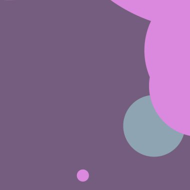 Basit daireler renkli arkaplan tasarımı