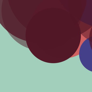 Basit daireler renkli arkaplan tasarımı