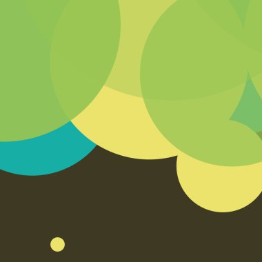 Basit daireler renkli arkaplan tasarımı