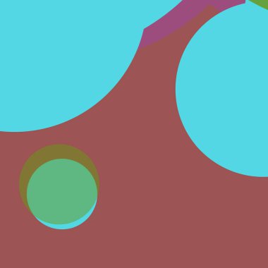 Basit daireler renkli arkaplan tasarımı