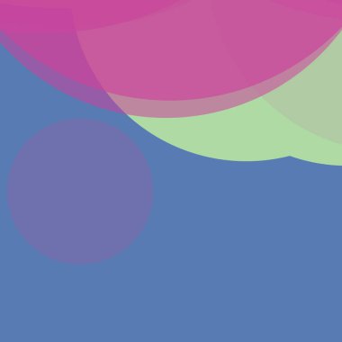 Basit daireler renkli arkaplan tasarımı