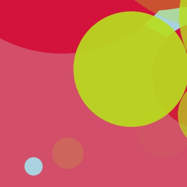 Basit daireler renkli arkaplan tasarımı