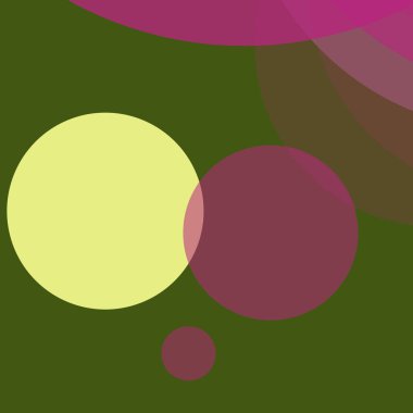 Basit daireler renkli arkaplan tasarımı