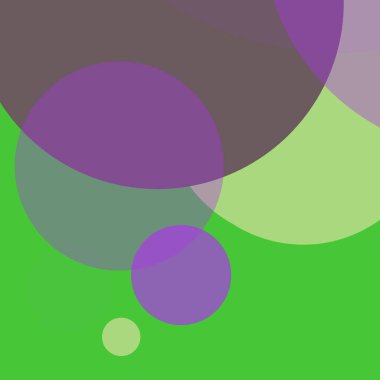 Basit daireler renkli arkaplan tasarımı