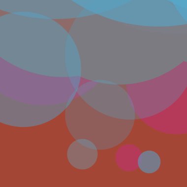 Basit daireler renkli arkaplan tasarımı