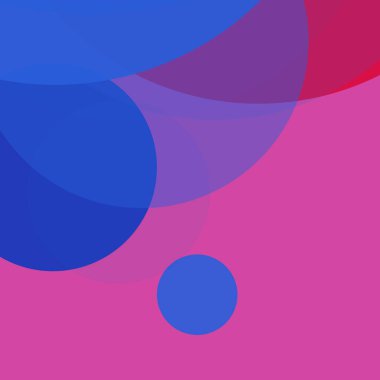 Basit daireler renkli arkaplan tasarımı