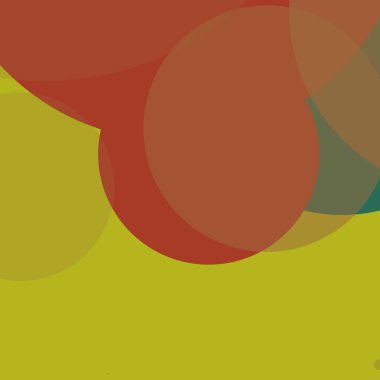 Basit daireler renkli arkaplan tasarımı