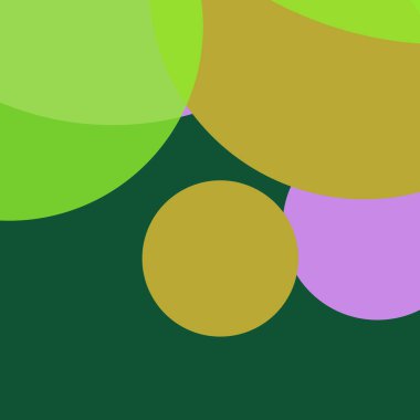 Basit daireler renkli arkaplan tasarımı