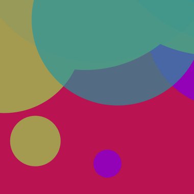 Basit daireler renkli arkaplan tasarımı