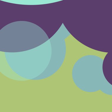 Basit daireler renkli arkaplan tasarımı